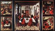 Dieric Bouts Altarpiece of the Holy Sacrament painting